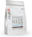 Phd Nutrition| Advanced Mass| Powder| Mass Gainer| High Calorie| High in Protein