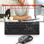 Ensemble clavier et souris USB filaire pour ordinateur portable de bureau 1600dpi KM-722 a11547