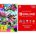 Splatoon 2 [Nintendo Switch] + Switch Online 3 Mois [Download Code]