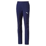 PUMA LIGA Sideline Woven Jr Pants - Peacoat/White, Size 164