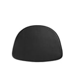 HAY - Seat Pad For AAC About A Chair With Arm, Leather, Black Pigmented - Black Pigmented - Svart - Sittdynor