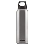 SIGG Hot & Cold Brushed Thermo Water Bottle (0.5 L), Pollutant-Free and Insulated Thermos Flask, Thermal Stainless Steel Water Bottle