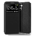 Coque Cool Flip Cover pour Samsung A057 Galaxy A05s Uni Similicuir Noir