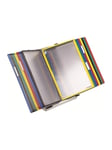 Tarifold display panel system - for A4 - assorted frame with light grey wall unit