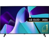 77" LG OLED77B42LA  Smart 4K Ultra HD HDR OLED TV with Amazon Alexa, Black