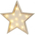Creativ Ljusbox - Stjärna H: 26 cm Plywood
