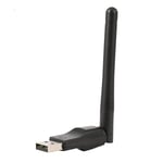 CamKpell Adaptateur réseau sans Fil WiFi 150M Carte réseau USB pour PC Portable Récepteur WiFi Externe Antenne Wi-FI Dongle - Noir