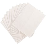 10Pcs/Pack Microfiber Dust Cleaning Cloth Dish Cloths Multifunctional Cleaning Rag/Window Cloth/Dish Cloths for Kitchen Home Car Glass White