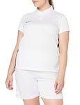 NIKE Women's Dri-fit Academy 18 Short Sleeve Polo, White/Black/Black, M UK