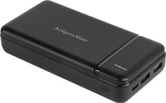Powerbank Kruger&Amp Matz Power Bank Kruger&Amp Matz 20000 Mah Li-Pol Med Qc- Och Pd-Funktion