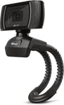 Trino Webcam Hd Avec Micro Intégré, 1280X720, Usb 2.0, Bouton De Capture, Web Caméra Pour Pc, Ordinateur Portable, Laptop, Macbook, Mac, Video, Youtube, Skype, Teams, Zoom - Noir[YIN4181611]