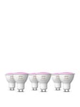 Philips Hue Hue White &Amp; Colour Ambiance Smart Spotlight 6 Pack Led 4.3W Gu10 With Bluetooth