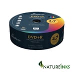 25 MediaRange DVD+R 16x 4.7GB 120min Printable Blank Discs in cakebox MR408
