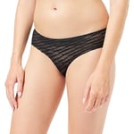 SLOGGI Women's Zero Lacy H Hipster, Black, M