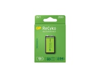 Gp Batteries Recyko B2552, 200 Mah, Nickel-Metallhydrid (Nimh), 8,4 V, Grön, Silver, 1 Styck