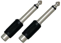 AMP A05 RCA-F -1/4 PLUG (2PC)