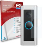 atFoliX 2x Screen Protector for Ring Video Doorbell Pro 2 clear