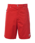 Love Moschino Mens Shorts - Red Spandex - Size Large