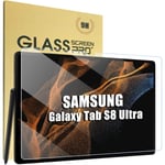 Tech of sweden Skärmskydd I Härdat Glas För Samsung Galaxy Tab S8 Ultra Transparent