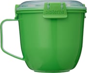 Sistema Microwave Small Soup Mug  Microwave Food Container  565 ml  BPA-Free  Gr