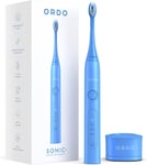 Premium Sonic Electric Toothbrush Advanced Smart Tech with 4 Arctic Blue
