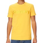 T-Shirt Jaune Homme Superdry Source 220