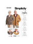 Simplicity Unisex Adaptive Cardigan Sewing Pattern, S9488, A