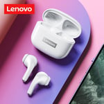 White Lenovo LP40 Pro Écouteurs Bluetooth 5.0 Sans Fil Sport Casque Étanche Écouteurs avec Micro Tactile TWS Casque ""Nipseyteko
