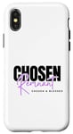 Coque pour iPhone X/XS Chosen Remnant Christian pour hommes, femmes et jeunes