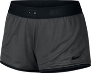 Nike Women's Flex Gym Reversible Shorts, Black / Charcoal Heather / White, L