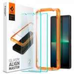 Spigen Sony Xperia 5 V Skärmskydd GLAS.tR ALIGNmaster 2-pack