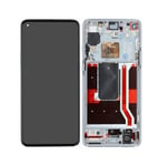 OnePlus 8T LCD Skärm - Lunar Silver