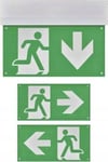 Nödutrymningsarmatur Exit, Led 230V Ac 3W 30Lm 3H, Med Batteri, Emos
