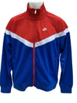 NEW Vintage NIKE Sportswear NSW Track Jacket Full Zip Blue Red White M