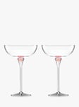 kate spade new york Rosy Glow Coupe Glasses, 118ml, Set of 2