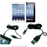 Extra LONG 3m Data Sync USB Cable Lead for iPad 4 4th Gen