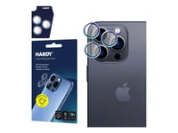 3Mk Hardy Lens Protection Pro, Apple, Apple Iphone 15 Pro Max, Reptålig, Splitterskyddad, Transparent, 1 Styck