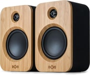 House of Marley Get Together Duo Bluetooth Bookshelf Speakers - Sustainably... 