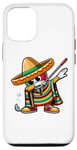 Coque pour iPhone 14 Pro Cinco De Mayo Balle de golf mexicaine | Golfi