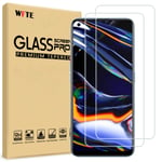 WFTE [2-Pack] Screen Protector for OPPO Realme 7 Pro/OPPO A53 5G/A52,Anti-Scratch,High Transparency,Anti-fingerprint,Dust-Free Tempered Glass Screen Protector For OPPO A74 5G/Realme 8 5G