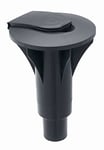 Brabantia - Concrete Tube - with Handy Closure Cap - Sturdy, Weather-Resistant Plastic - Easy to Place - Rotary Dryer - Lift-O-Matic - Black - Ø 50 mm