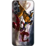 Samsung Galaxy A15 5G Genomskinligt Skal Wolverine Deadpool
