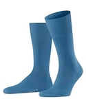 FALKE Men's Airport M SO Wool Cotton Plain 1 Pair Socks, Blue (Nautical 6531), 7-8