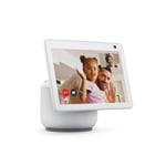 Echo Show 10 (3rd generation) | HD smart display with motion and Alexa, Glacier White Fabric