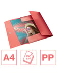 Esselte Colour'Breeze 3-Flap Folder PP Coral