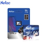 Netac P500 A1 64gb Micro Sd Tf Minneskort 100mb/s Klass 10