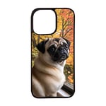 Hund Mops iPhone 15 Plus Mobiltelefon Skal
