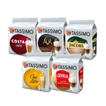 Tassimo Latte Coffee Bundle Capsules T-Discs Pods 40 Drinks