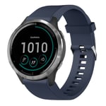 FIXED Silikonrem för Garmin QuickFit 20 mm Mörkblå