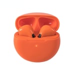 Original Pro 6 TWS Casque sans fil Fone Écouteurs Bluetooth Casque stéréo Mini In Ear Charging Box Écouteurs pour téléphone portable-orange